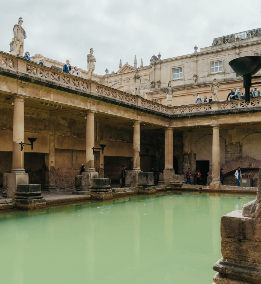 the Roman Baths in Bath